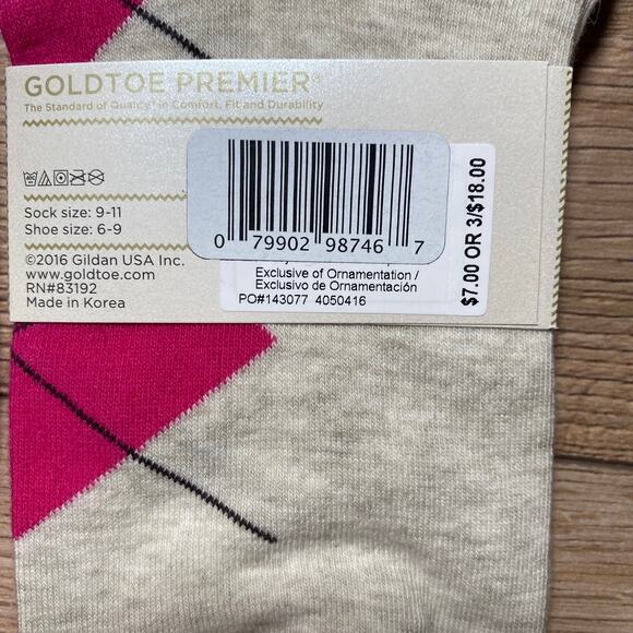 Gold Toe Womens Socks Premier Pima Cotton New Bundle - Picture 4 of 4